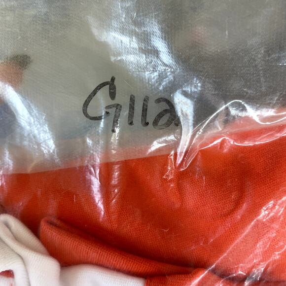 Nike Team Engineered Baseball Men's Jersey Orange White - Size XXL - Picture 6 of 6